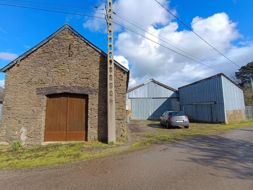PLONEVEZ-DU-FAOU 29530 Plonevez du Faou Hangar 500 m² et dépendances avec parcelle boisée 1