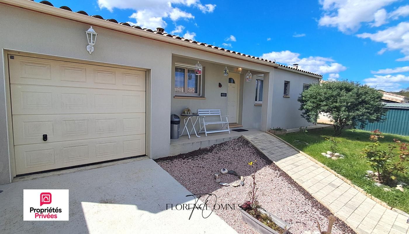 FONTIES-D'AUDE Maison  plain-pied  98m2 ? 3 chambres ? jardin ? Garage - aucun travaux ? DPE A 2