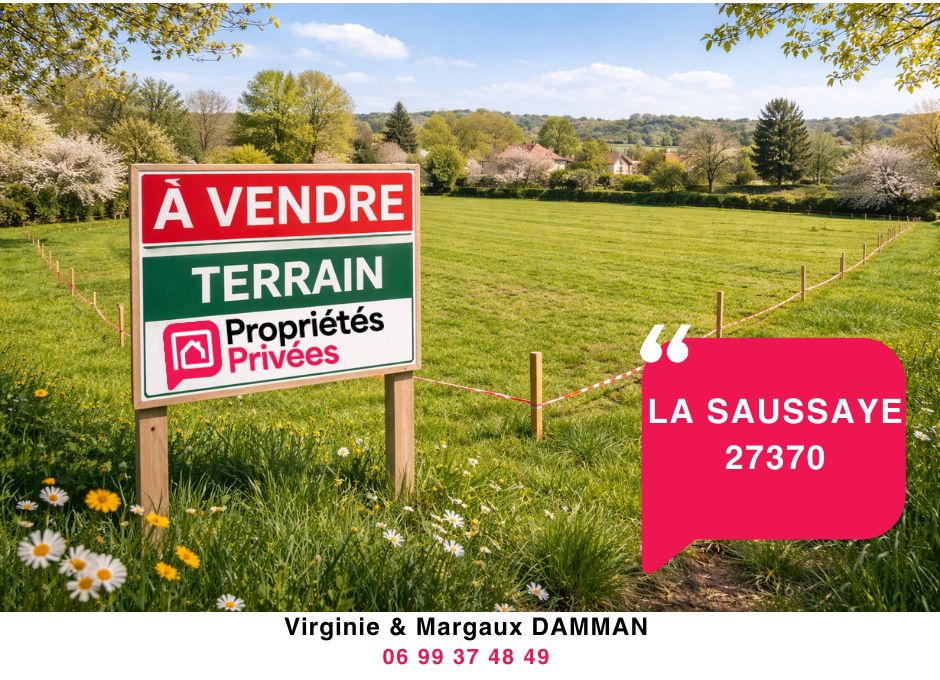 LA SAUSSAYE Espace, Nature et Proximité ! Terrain de 1582 m² à La Saussaye 1