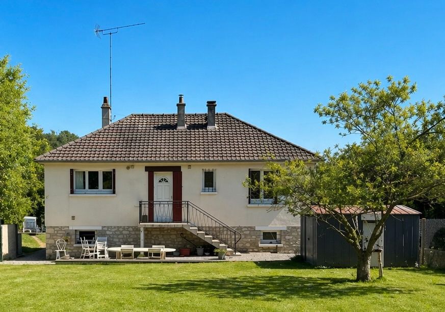 CREPY-EN-VALOIS Maison 5 pièce(s) 70m2 sous-sol complet terrain de 1700m2 1