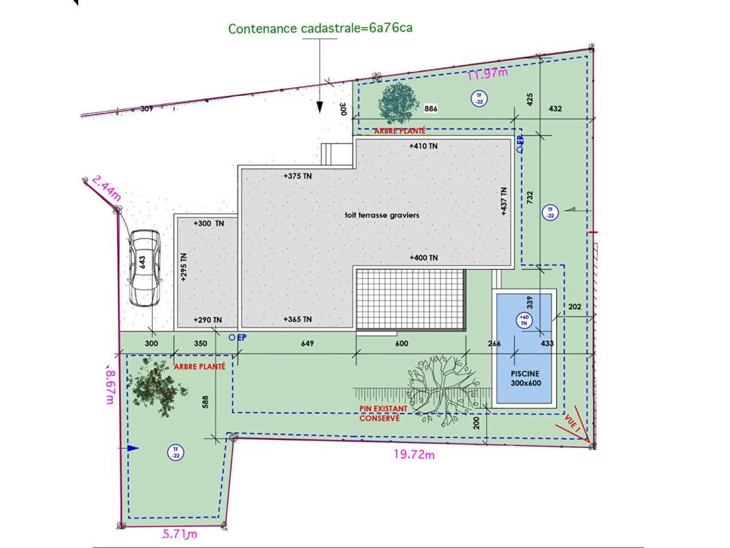 AVIGNON Maison neuve Avignon 4 pièce(s) d'environ 105m² plain pied frais de notaire réduit 2