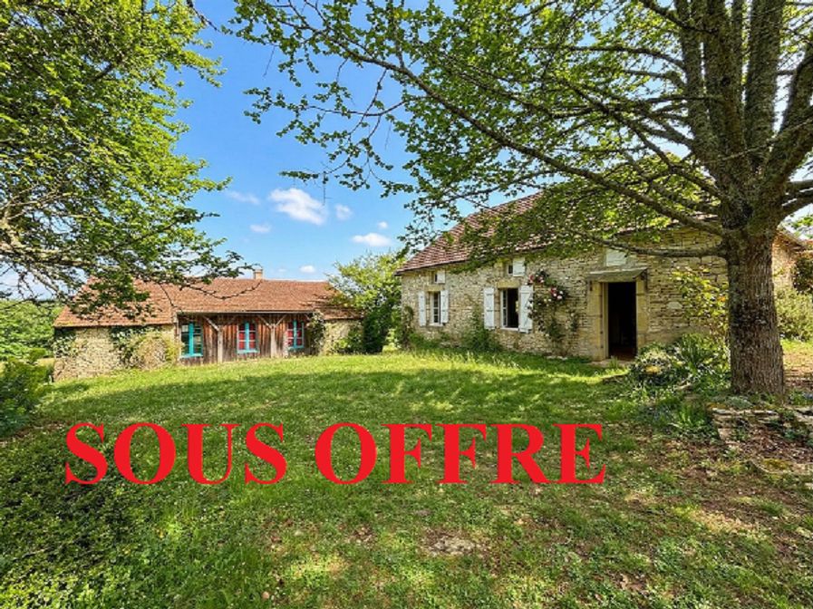 Gindou, ensemble en pierre avec dépendances sur grand terrain arboré