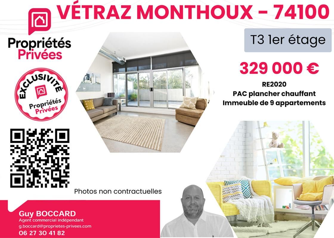 VETRAZ-MONTHOUX Appartement Vetraz Monthoux 3 pièce(s) 65.94 m2 1