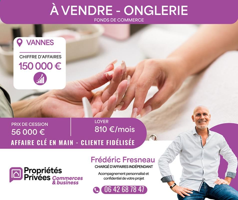 56000 VANNES - SALON ESTHETIQUE 35 m2