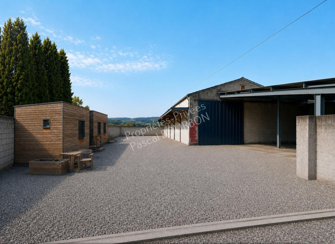 LIMOUX Hangar de 200m² et deux bureaux de jardin à Limoux sur 1000m² 3