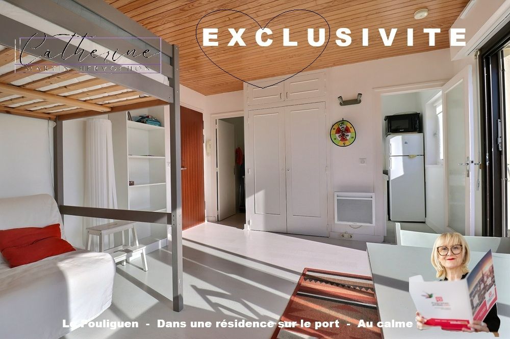 LE POULIGUEN STUDIO au calme, baigné de soleil, dans une résidence sur le port proximité Plage du Nau 2
