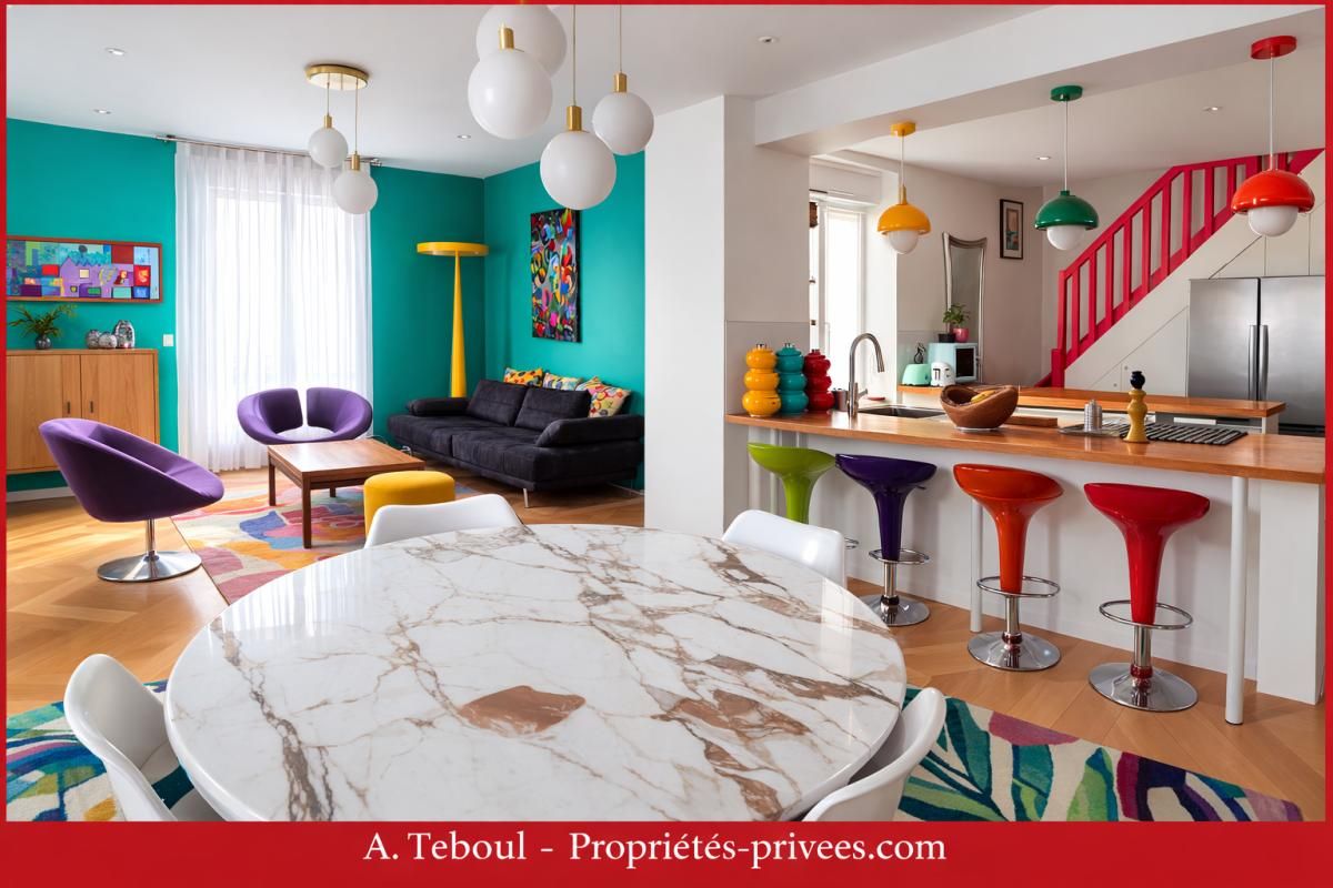 VILLEURBANNE VILLEURBANNE - Gratt'e Ciel Nord - Maison de ville d'environ 180m² habitables - usage mixe possible 2