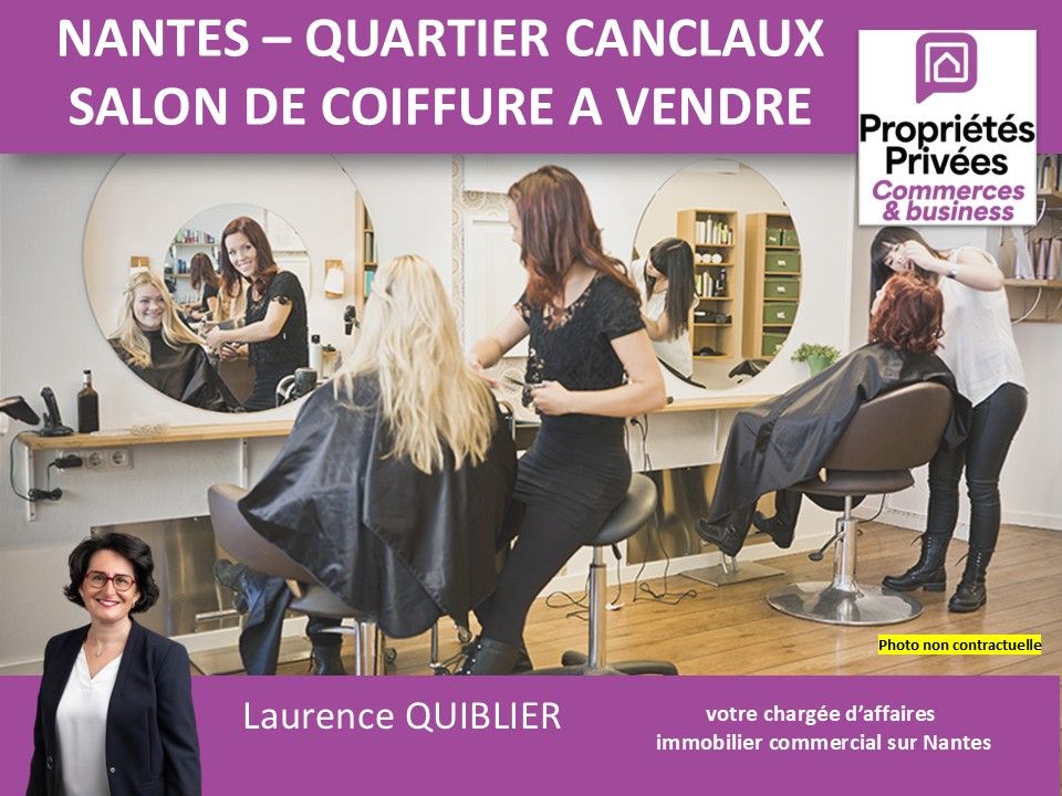 NANTES 44100 NANTES - SALON DE COIFFURE A VENDRE QUARTIER CANCLAUX 1