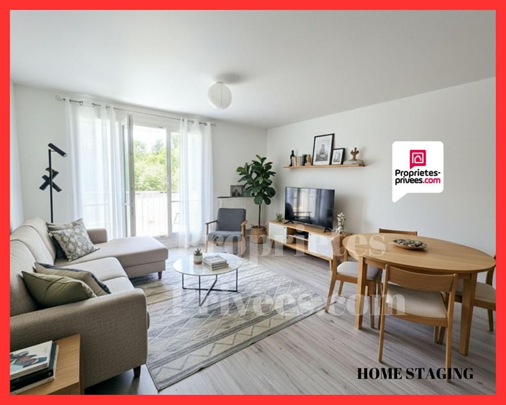 GAGNY 93220 GAGNY - Appartement 3 pièces 60.46 m² - 2 Chambres - Balcon - Parking -Cave- Proche Gare RER E Gagny 2