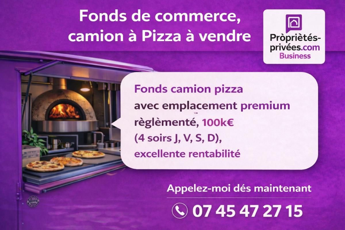 GRENOBLE A VENDRE / Fonds de commerce / CAMION DE PIZZAS TRES RENTABLE / GRENOBLE 2