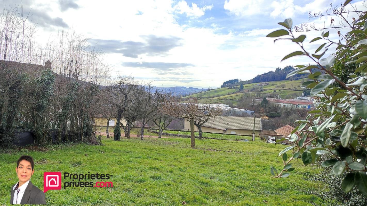 COURS-LA-VILLE COURS (69470)  Terrain à bâtir avec vue dégagée , viabilité en bordure 2