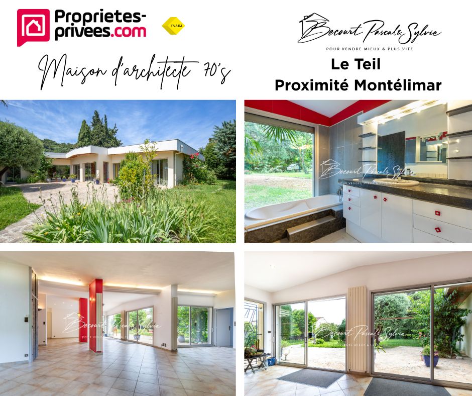 LE TEIL Maison  ANNEES 70 - 179 m² Le Teil (à 5 min de Montélimar) 1
