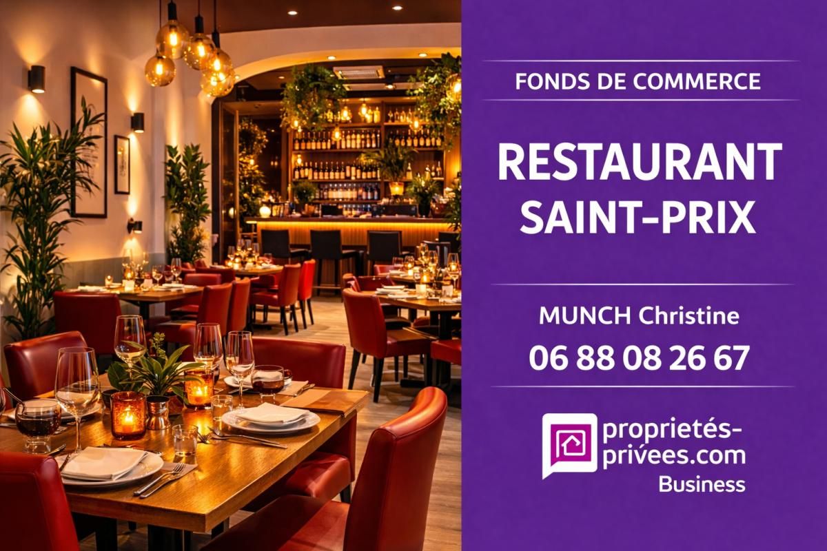 SAINT-PRIX SAINT PRIX - RESTAURANT 84 COUVERTS, TERRASSE - TRES BELLE ACTIVITE 3