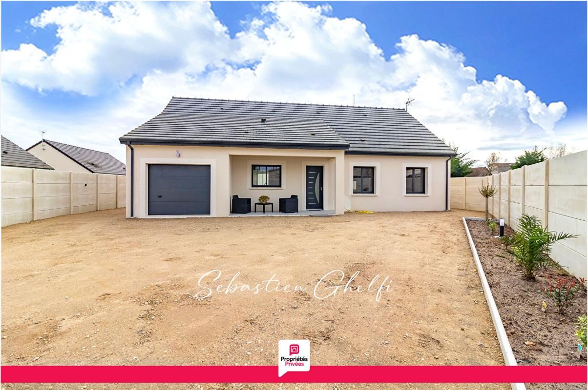 ROMORANTIN-LANTHENAY maison de plain-pied avec 3 chambres dont 1 parentale-garage-parcelle de 590 m² 1