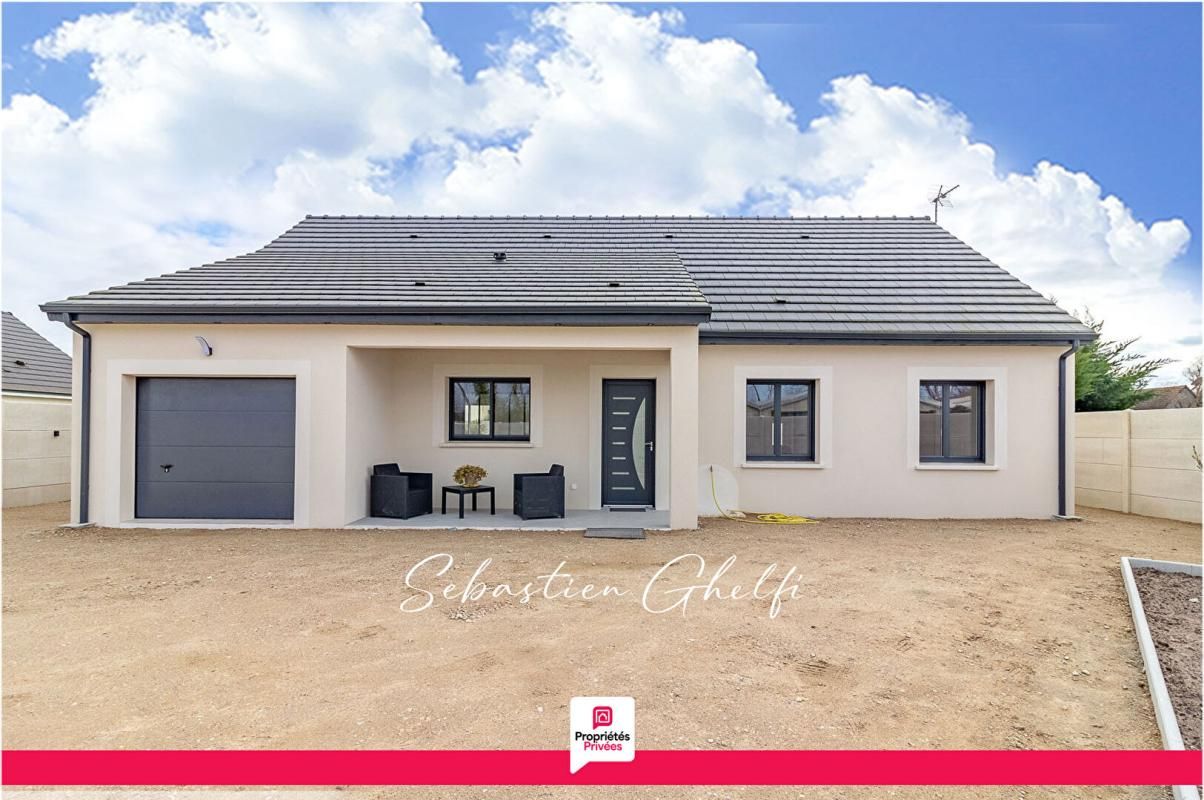 ROMORANTIN-LANTHENAY maison de plain-pied avec 3 chambres dont 1 parentale-garage-parcelle de 590 m² 2