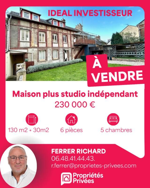 DEVILLE-LES-ROUEN MAISON DE VILLE DE 120 M2 ET STUDIO DE 30 M2 3