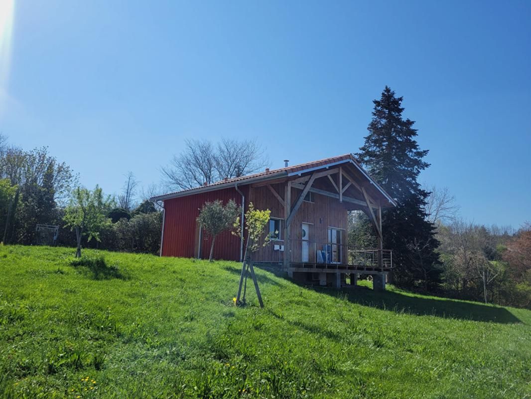 81540 - Sorèze - Chalet bois récent au pied de la Montagne Noire- 3 pièces- 68 m² sur terrain de 1491m²