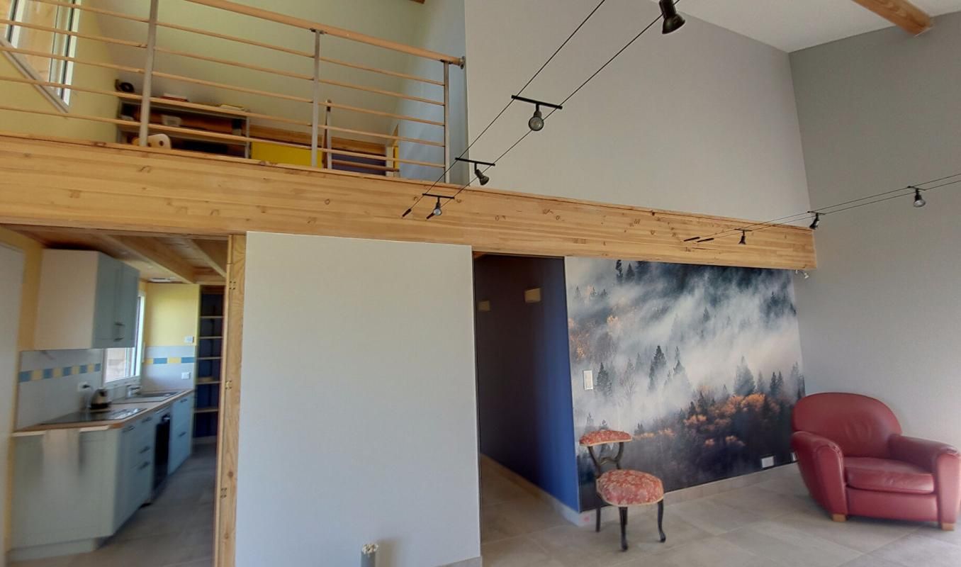 SOREZE 81540 - Sorèze - Chalet bois récent au pied de la Montagne Noire- 3 pièces- 68 m² sur terrain de 1491m² 3