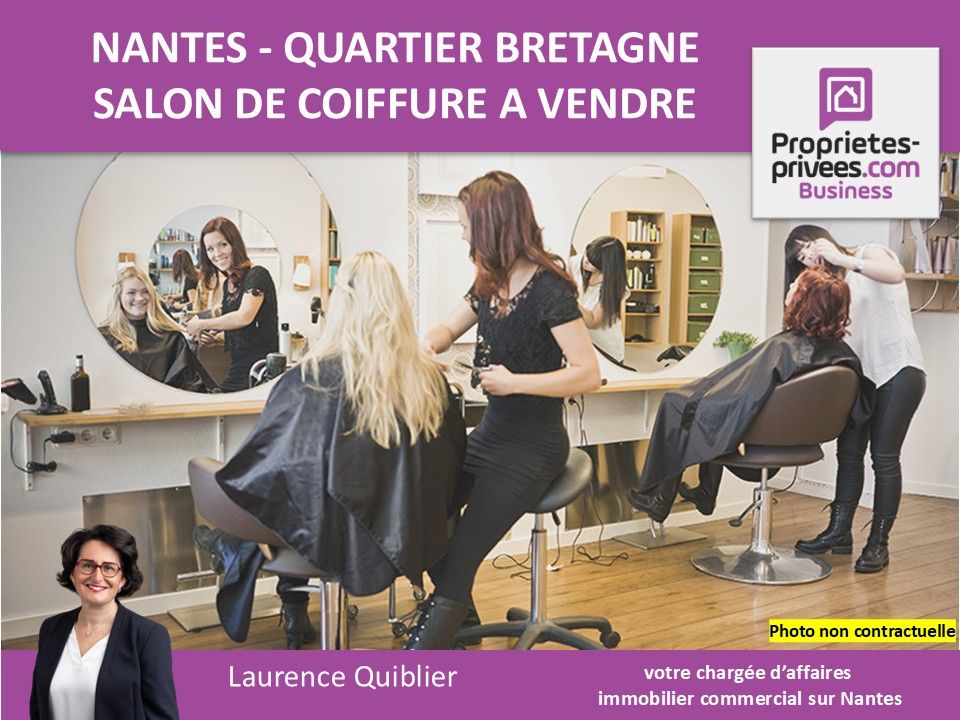 NANTES 44000 NANTES - SALON DE COIFFURE 8 POSTES,  QUARTIER BRETAGNE 1