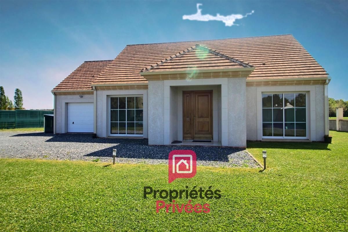 A VENDRE PAVILLON CONTEMPORAIN 120 m2 - 4 CHAMBRES - GARAGE - TERRAIN 740 m2