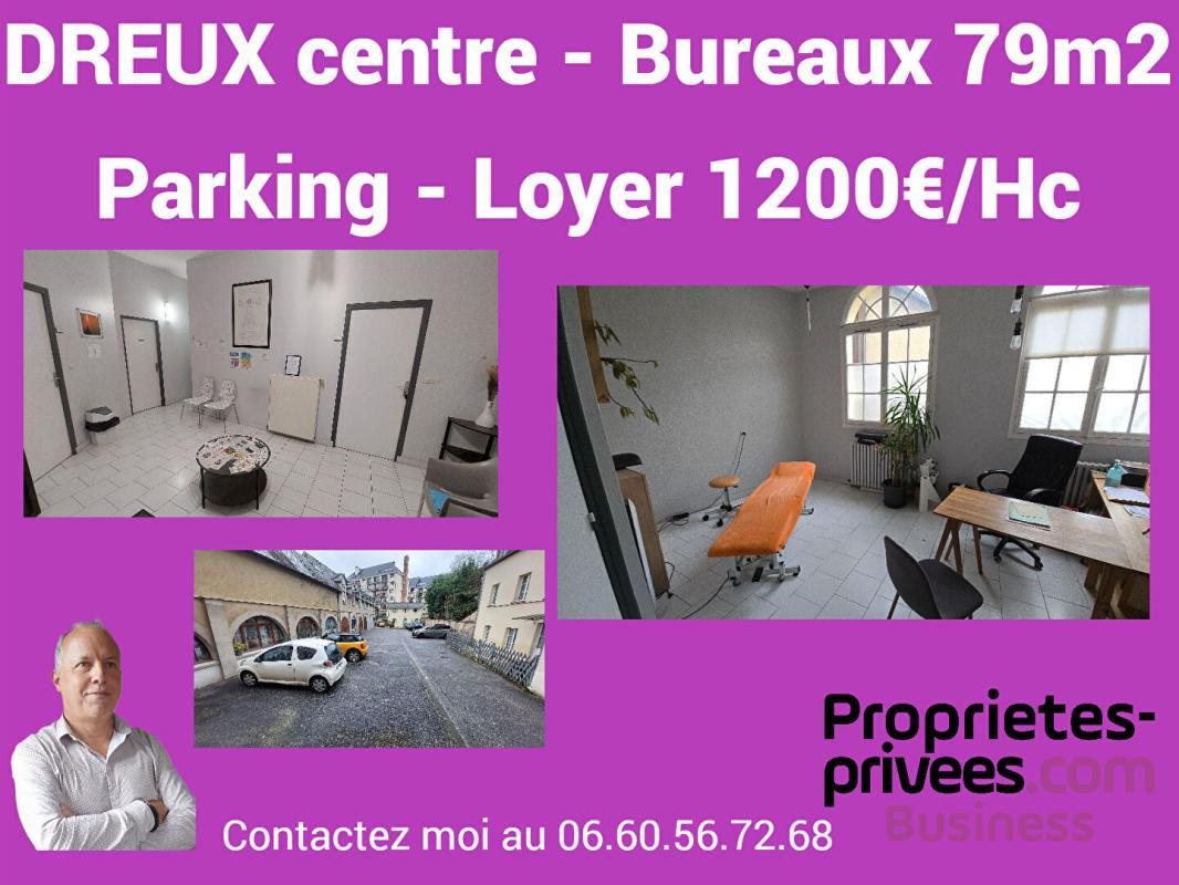 DREUX DREUX 28 - LOCAUX, PMR, 2 PARKING PRIVES 1