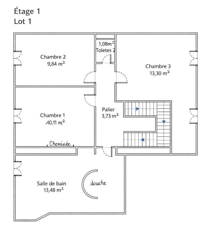 BEAUREGARD BEAUREGARD . Duplex 4 pièces 109m2 habitables + terrasse, cave et 2 places de stationnement 4