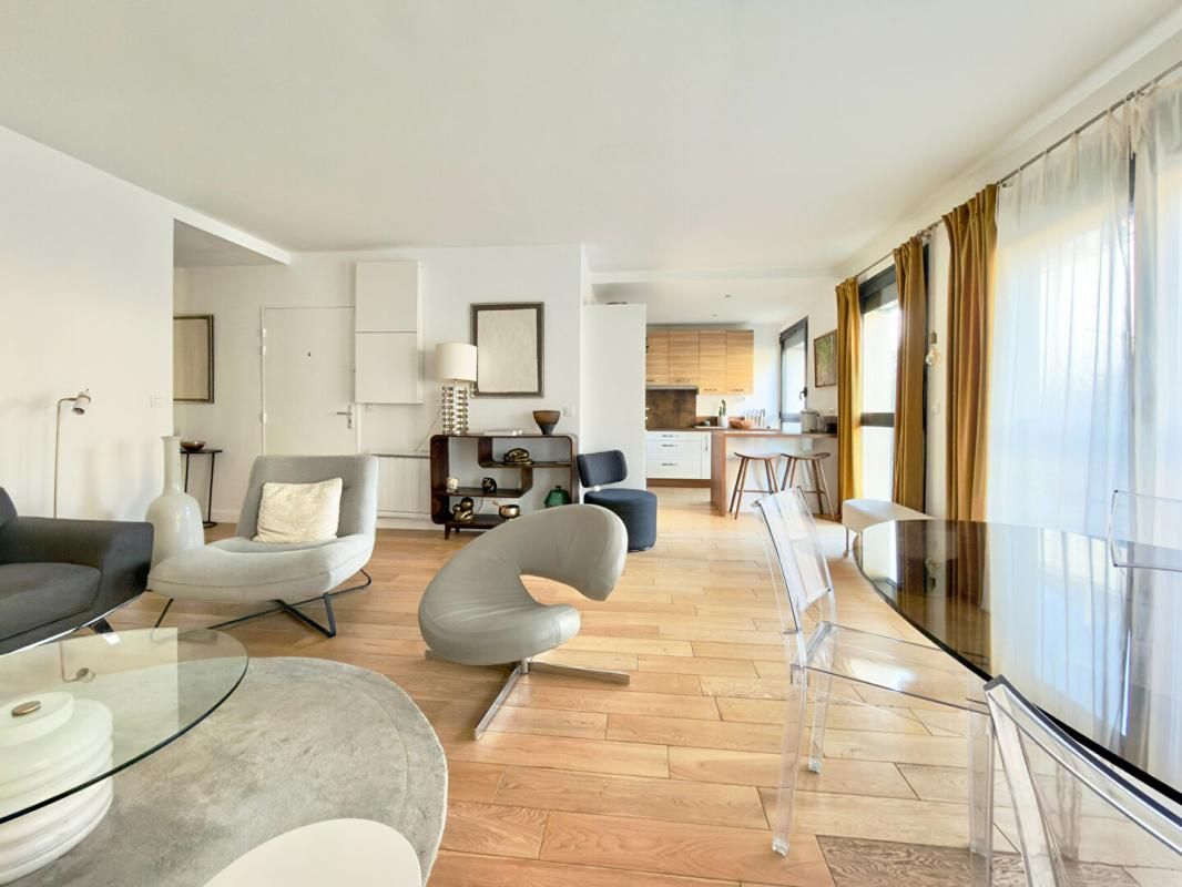 Appartement 3 pièces lumineux avec grande réception de 40 m²