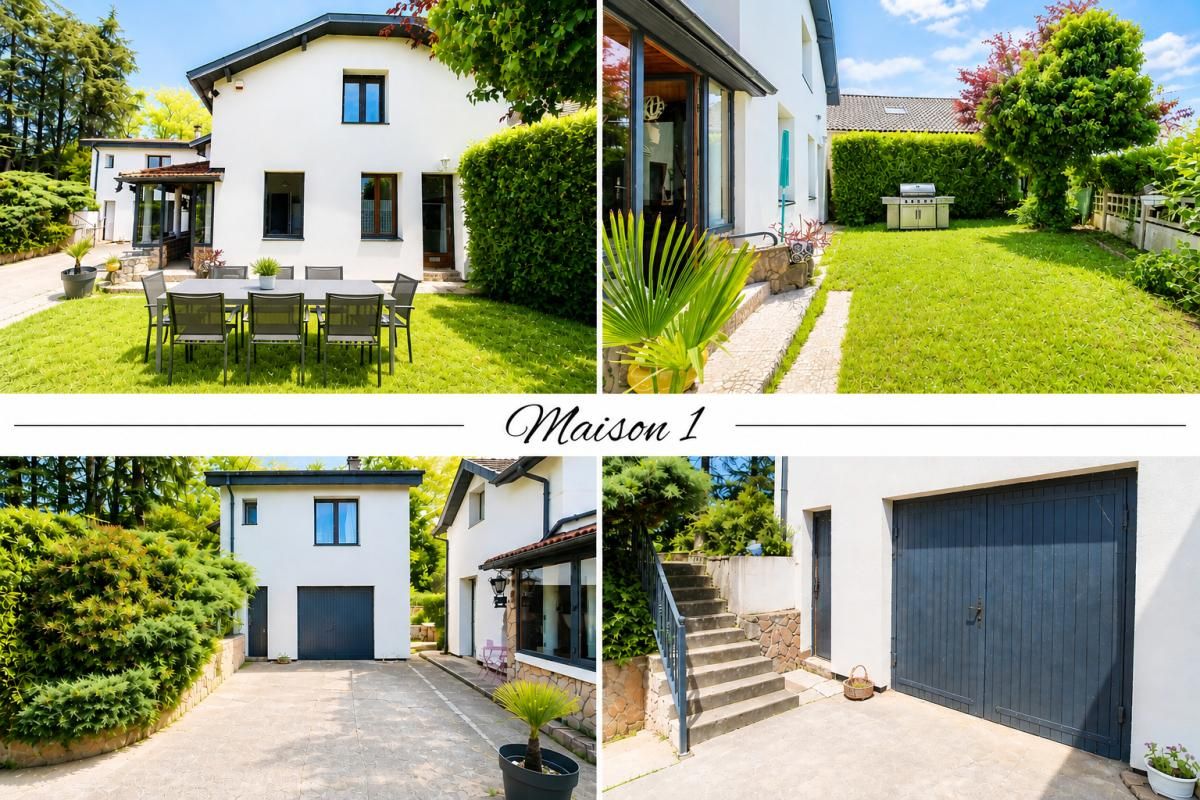 CHASSIEU Ensemble immobilier sur terrain paysager de 1302 m² 2