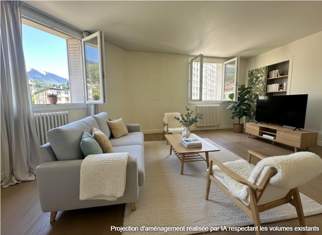 Appartement T2 de 59 m² avec potentiel T3