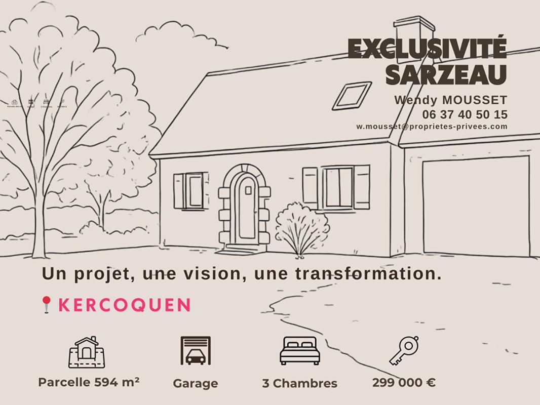 SARZEAU Maison à rénover à 3 minutes du bourg de Sarzeau - potentiel de transformation professionnelle 2