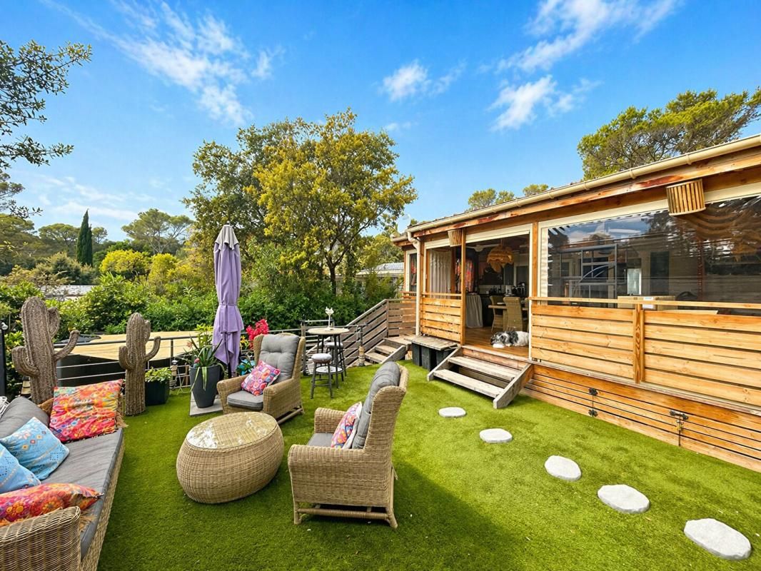 Terrain de loisirs 195 m² avec Mobil Home récent