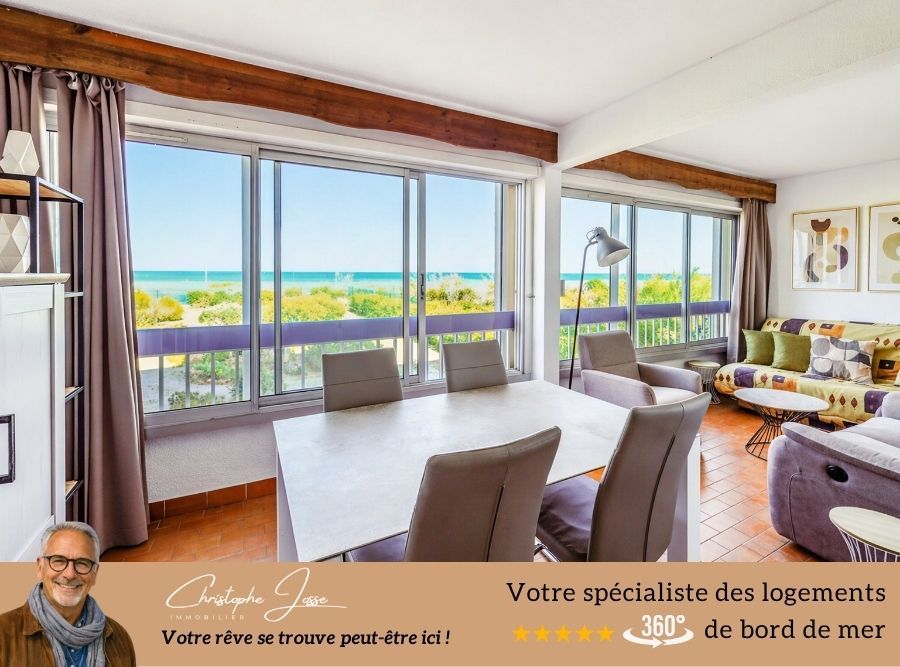 PORT LEUCATE Appartement  4-6 couchages face mer 1