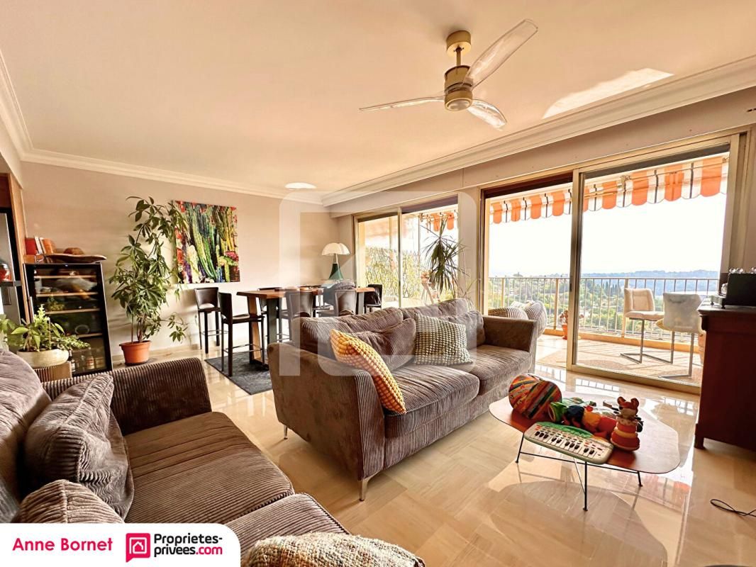GRASSE Appartement 4 pièces 93 m2 avec terrasse vue panoramique mer, garage, parking privatif et cave 2