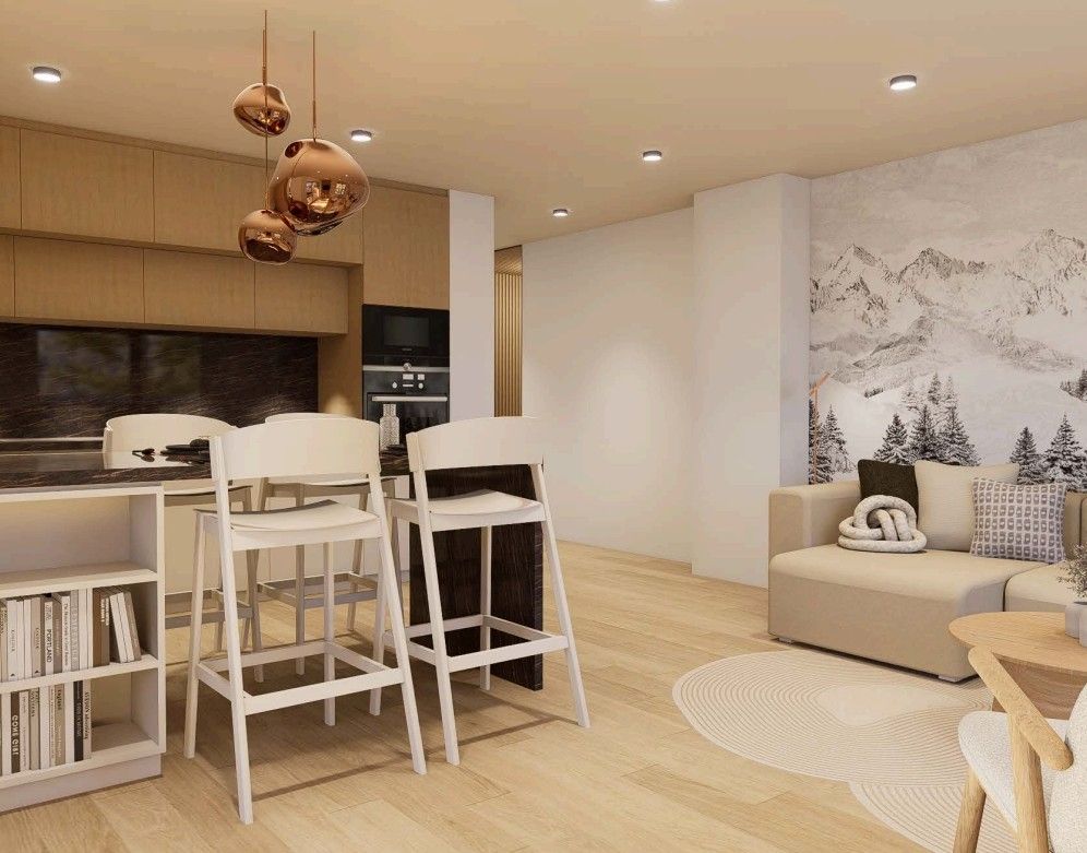 LES GETS LES GETS , Appartement standing ,2 pièces 49 m2 , 603 000 euros  1h15 de Genève , 2h20 de Lyon 3