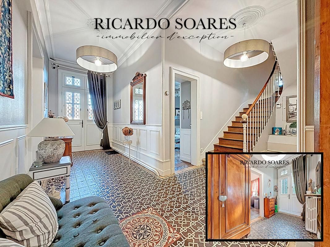 SACY-LE-GRAND 60700 SACY-LE-GRAND / ÉLÉGANTE MAISON DE MAITRE DU XIXe SIÈCLE / 278 m² / 11 PIÈCES / TERRAIN 3700 m² 4