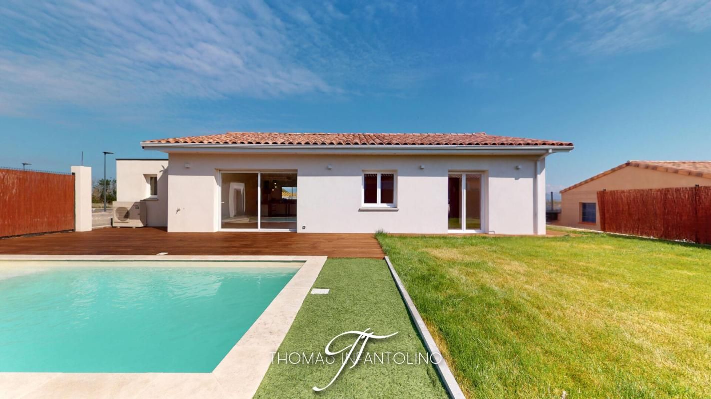 EN EXCLUSIVITE - PLAIN PIED - 3 FACES - 3 CHAMBRES DONT UNE SUITE PARENTALE - PISCINE - CLIMATISATION GAINABLE