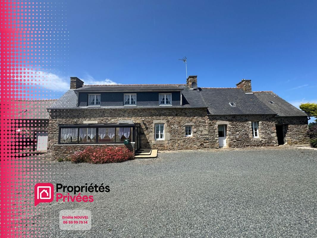 PLEUMEUR-GAUTIER Corps de ferme en pierre à Pleumeur-Gautier , 4 ch potentielles ,Dépendances , 14 912 m² ,Proche plages (Côtes-d'Armor) 2