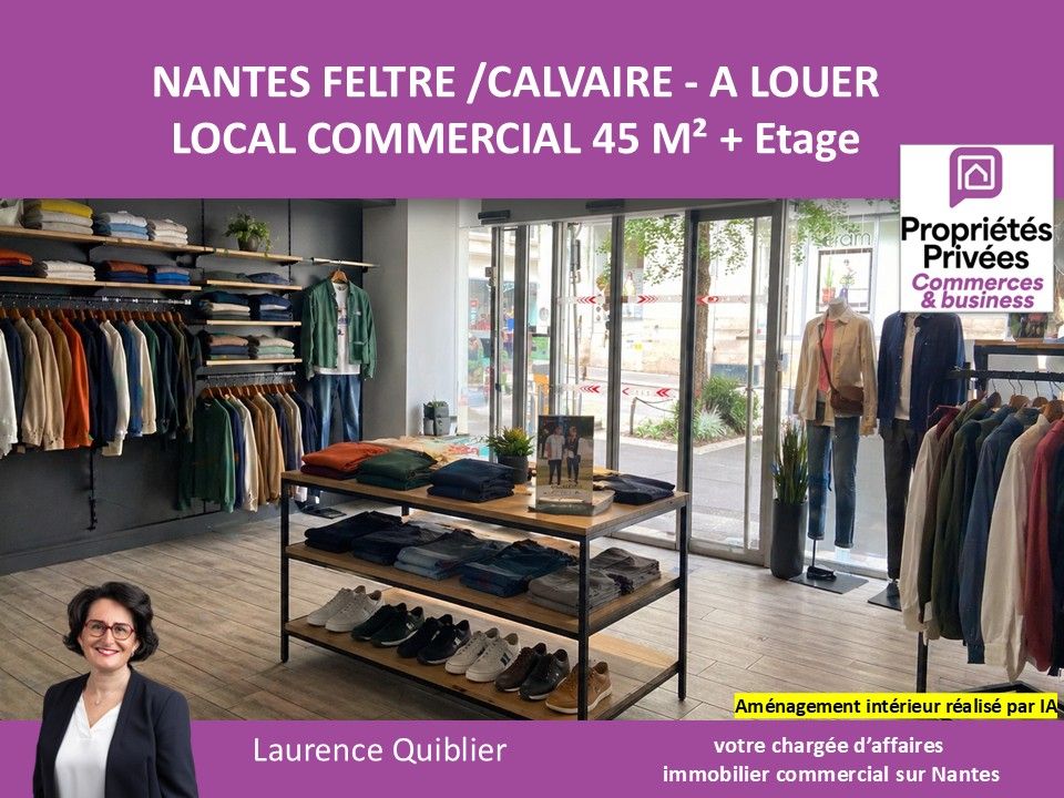44000 NANTES - LOCAL COMMERCIAL FELTRE /CALVAIRE A LOUER 95 M²