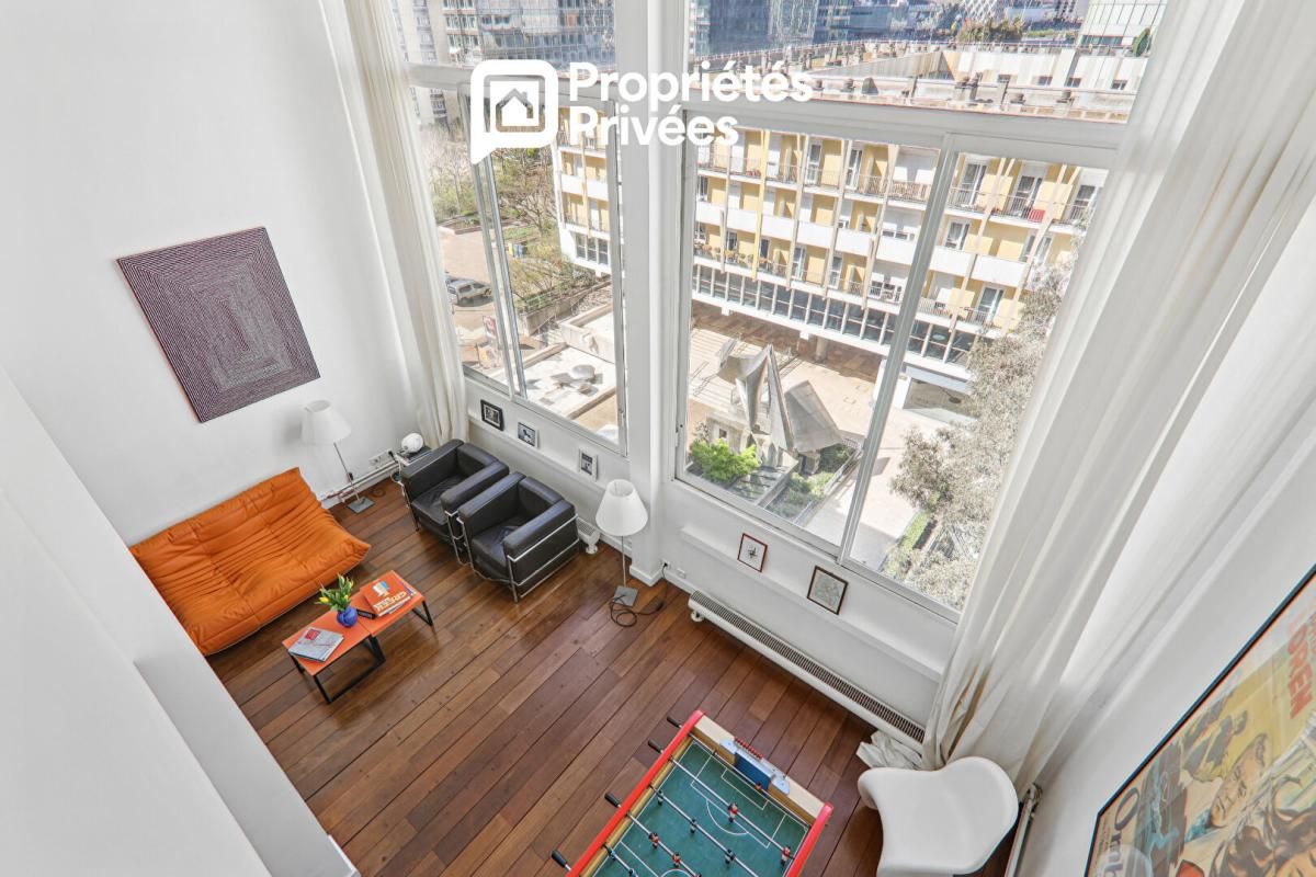 COURBEVOIE Atelier d'artiste en duplex,136,7 m² , 3 chambres, esprit Le Corbusier, 5e et 6e étage 2