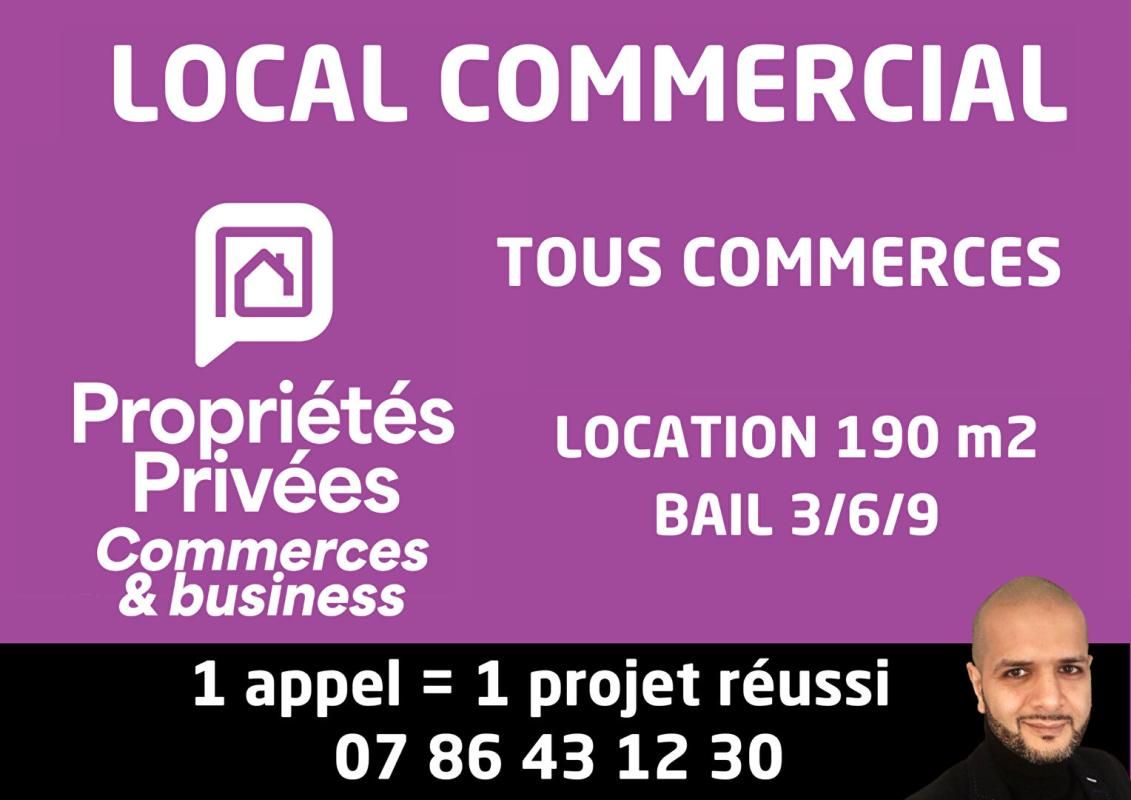 Local commercial 190 m2 - Tous commerces - centre ville - Berck