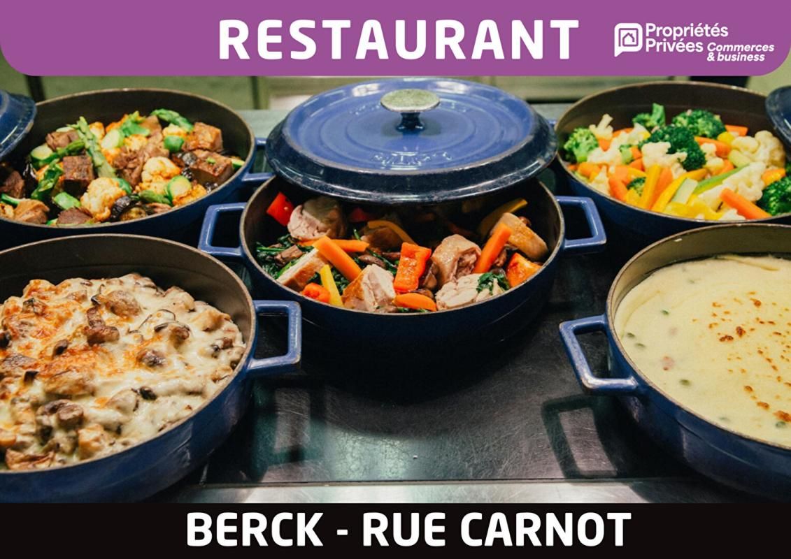 BERCK Berck-sur-Mer - Restaurant 45 couverts - 110 m2 - Rue Carnot - Emplacement n°1 1