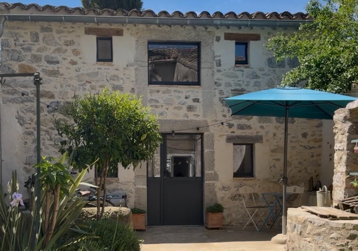 SAINT-HIPPOLYTE-DU-FORT Maison  de village en pierre Saint Hippolyte Du Fort 4 CHAMBRES ET JARDIN 3