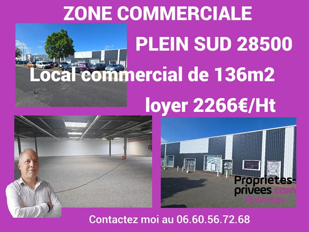 VERNOUILLET - Local commercial Zone commerciale SUD , 136 m2