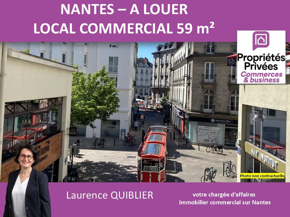 NANTES 44000 NANTES - LOCAL COMMERCIAL 59 m² A LOUER - PROCHE PLACE ROYALE 3