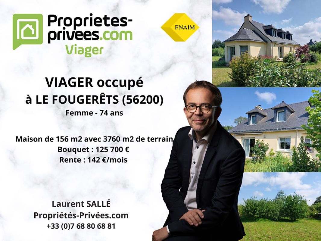 LES FOUGERETS VIAGER OCCUPÉ Maison 7 pièce(s) de 156 m2 1