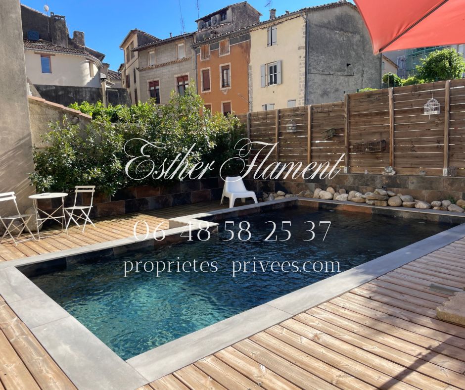 ANDUZE ensemble immobilier avec extérieur centre Anduze 2