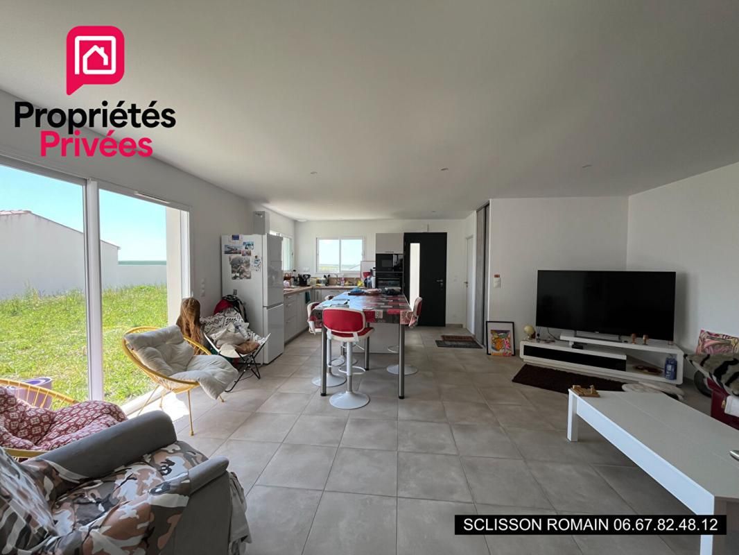 SEMUSSAC Maison Sémussac - 98 m2 - 3 chambres - plain-pied - jardin - Prix 311 970 HAI 3