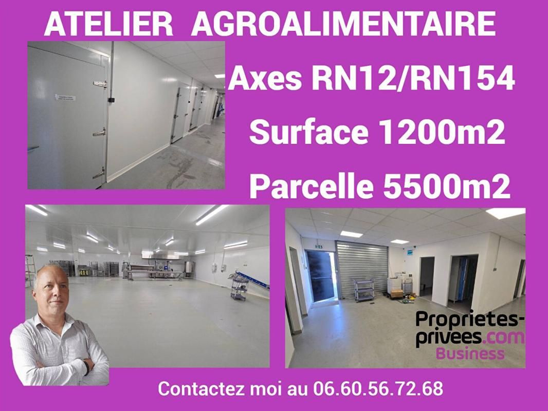 SECTEUR DREUX - Laboratoire industriel alimentaire1.800 m²