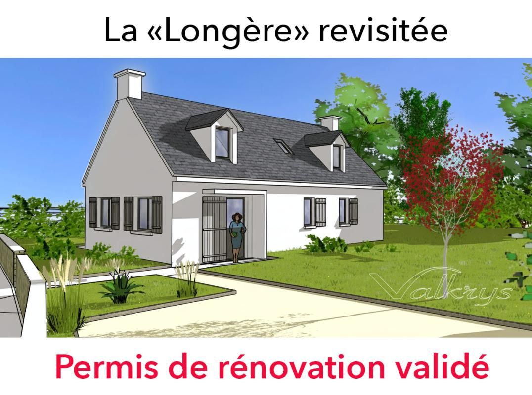 MOELAN-SUR-MER Permis de rénovation "style longère" en bord de mer - 29350 3