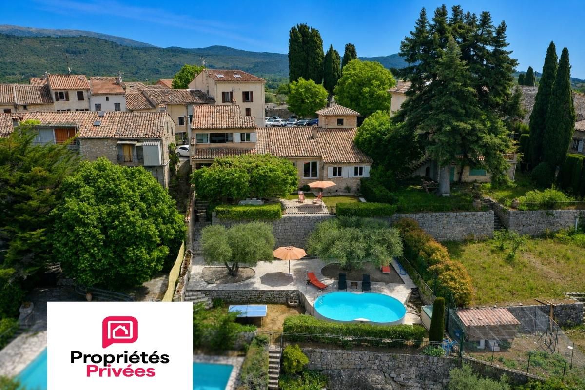 SAINT-CEZAIRE-SUR-SIAGNE DEMEURE UNIQUE DANS VILLAGE PROVENCAL AVEC VUE EXCEPTIONNELLE 2